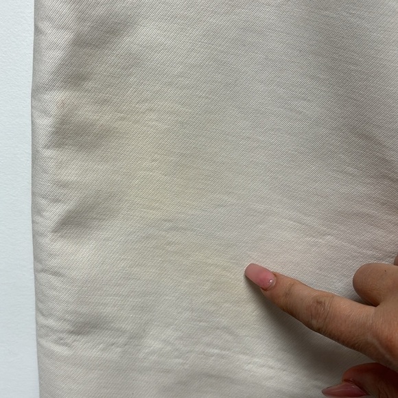 J. CREW No. 2 Pencil skirt in bi-stretch cotton blend size 8 beige - Picture 3 of 7